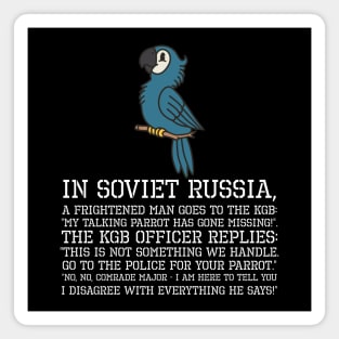 Anti Socialist & Communist - USSR Soviet Russian Joke Magnet